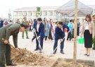 Thị trấn Triệu Sơn tổ chức Lễ phát động Tết trồng cây đời đời nhớ ơn Bác Hồ xuân Giáp Thìn 2024