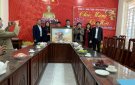 Đoàn công tác huyện và  thị trấn Triệu Sơn thăm quan kinh nghiệm xây dựng Đô thị văn minh tại thị trấn Nga Sơn.