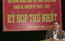  HĐND Thị trấn Triệu Sơn khóa VI, nhiệm kỳ 2016-2021 tổ chức kỳ họp thứ nhất.