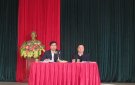 Đồng chí Bí thư Huyện ủy Mai Nhữ Thắng làm việc với Đảng ủy thị trấn Triệu Sơn