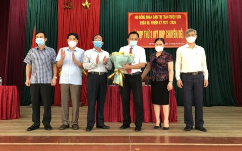 HĐND thị trấn Triệu Sơn tổ chức Kỳ họp 3 chuyên đề bầu bổ sung nhân sự mới   